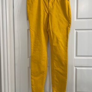 Old Navy Rockstar Super Skinny Mustard Pants